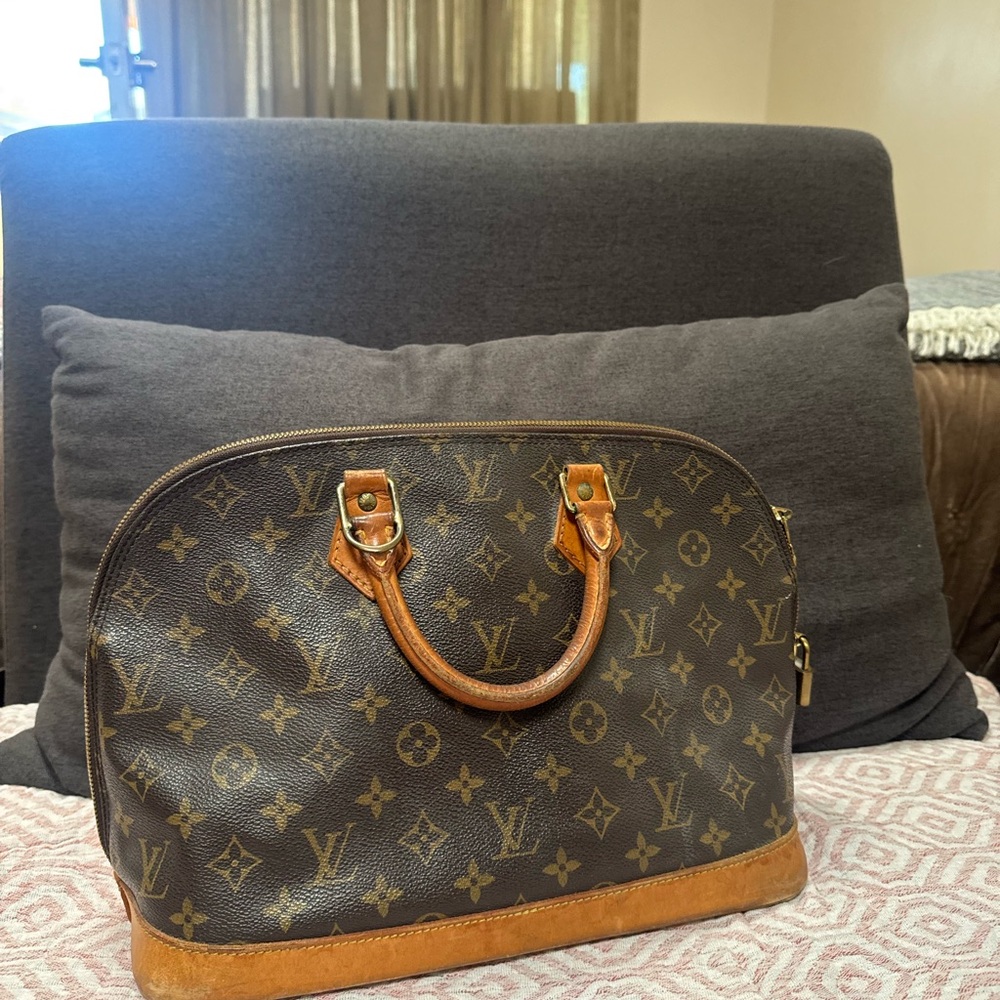 Louis Vuitton Brown Monogram Satchel